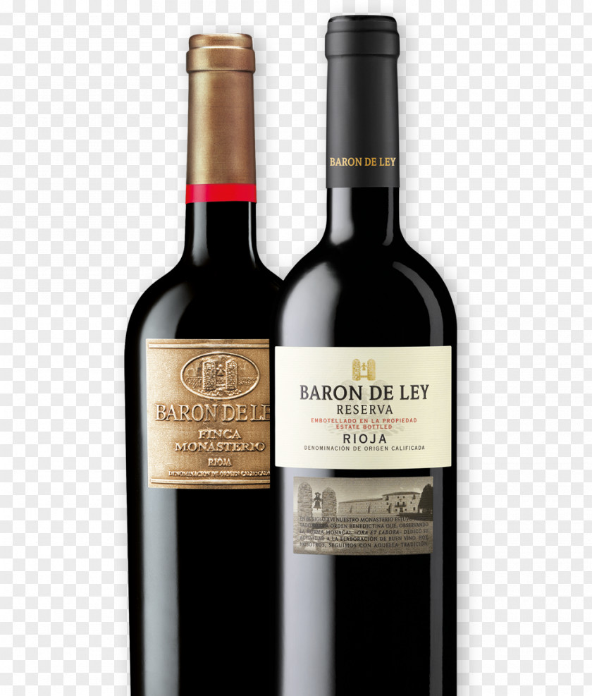 Wine Rioja Red Tempranillo Baron De Ley PNG