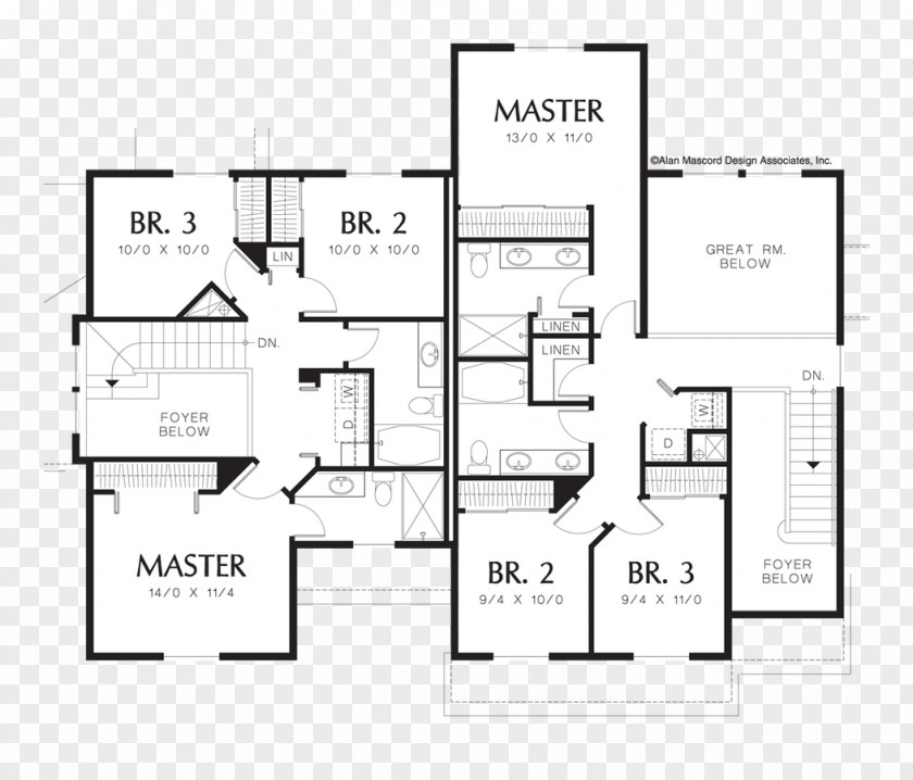 A Roommate On The Upper Floor Plan House Storey PNG