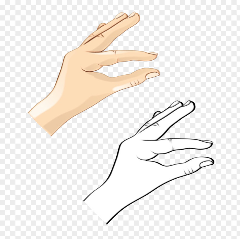 Drawing Sign Language Thumb Finger PNG