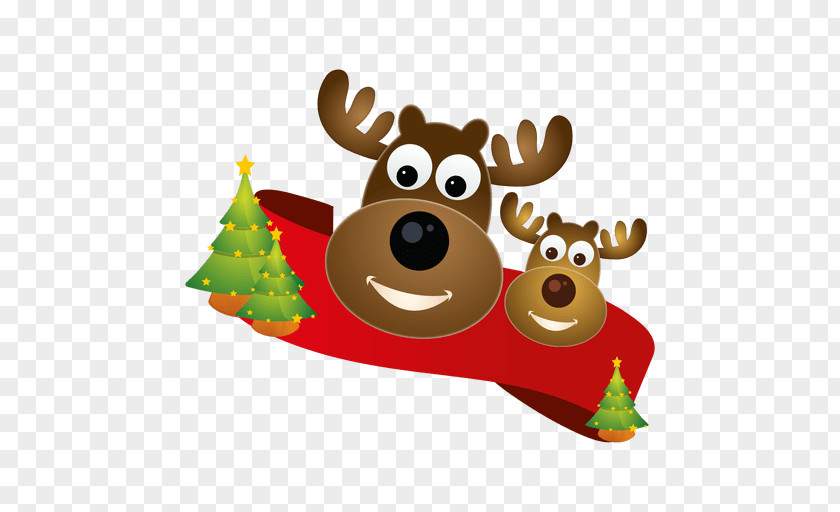 Fora Reindeer Christmas Ornament Rudolph Santa Claus PNG