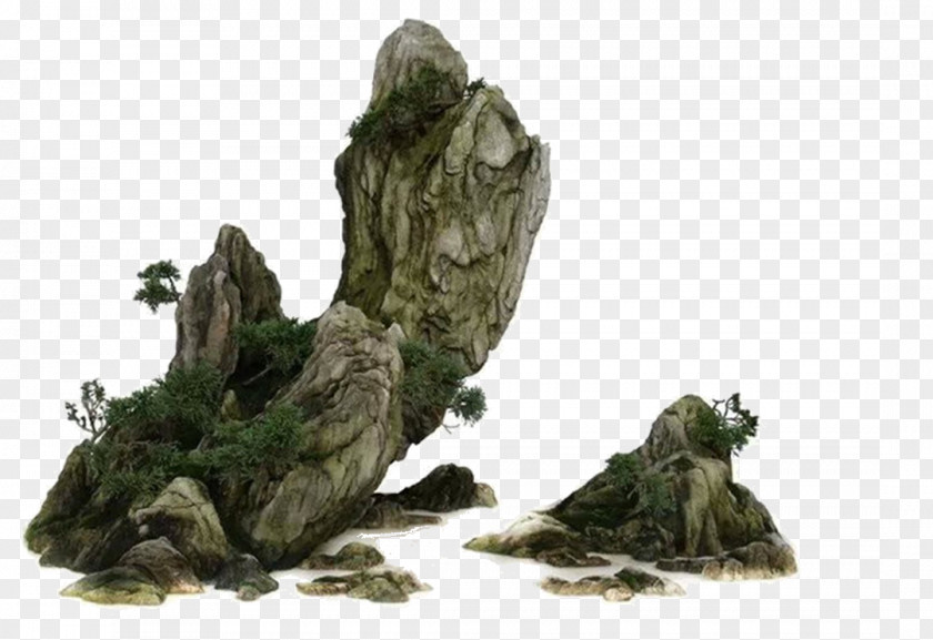 Ink Rocks Bonsai Hxf2n Non Bu1ed9 Nature Landscape PNG