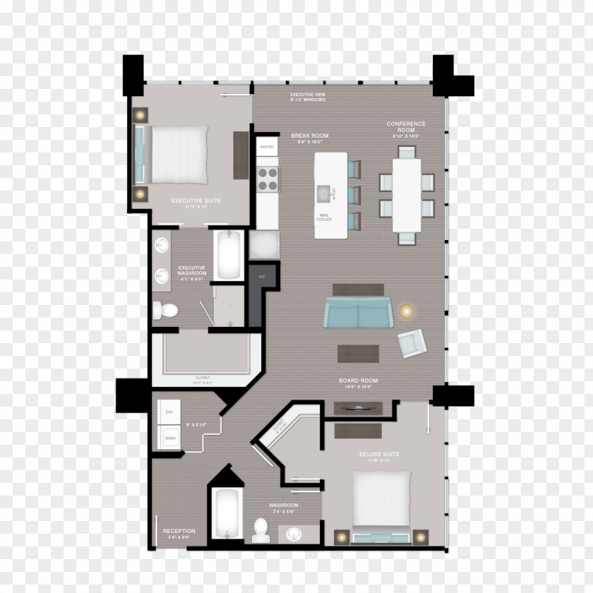 Apartment The Office Apartments Floor Plan Piedmont Avenue Northeast Renting PNG