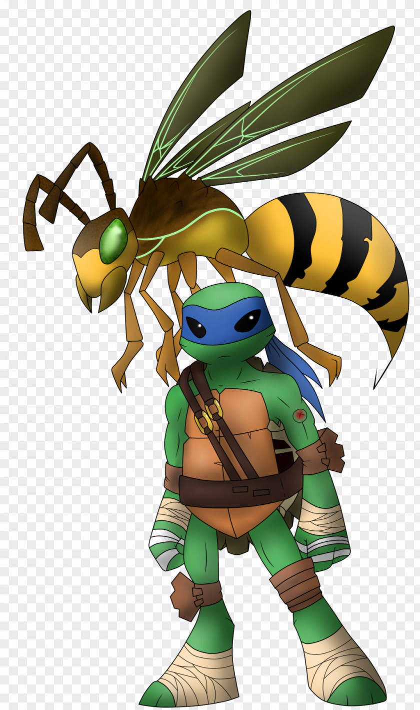 Wasp Leonardo Donatello Raphael Teenage Mutant Ninja Turtles Parasitica PNG