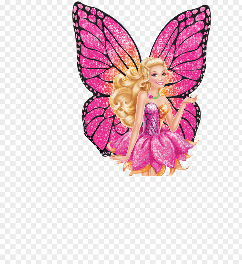 Barbie Mariposa Monarch Butterfly Paper PNG