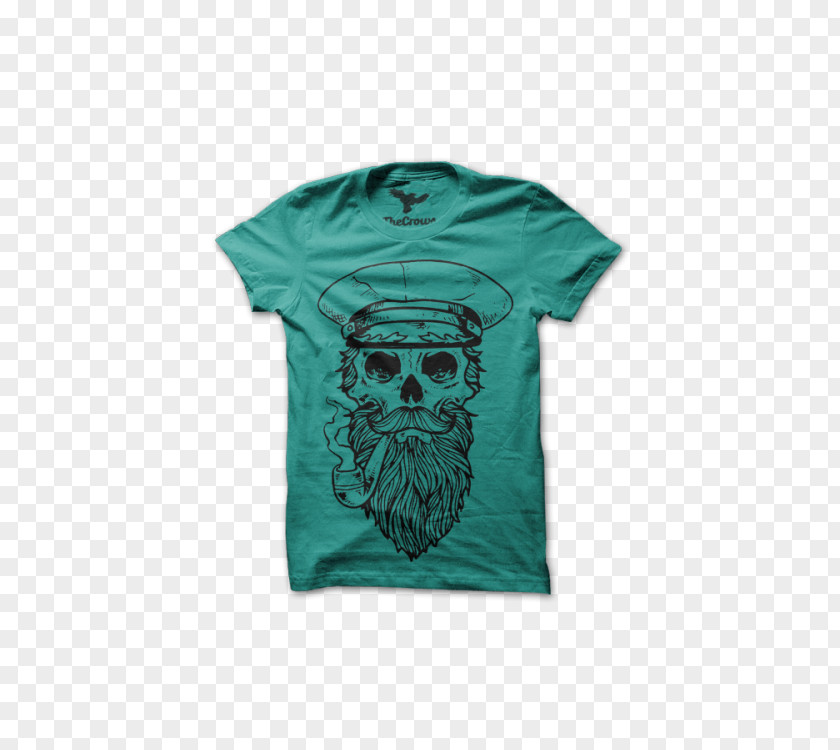 Bearded Skull Long-sleeved T-shirt Hoodie PNG
