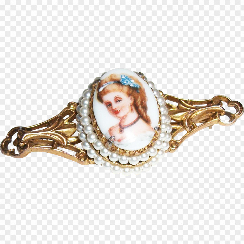 Brooch Limoges Jewellery Clothing Accessories Portrait PNG