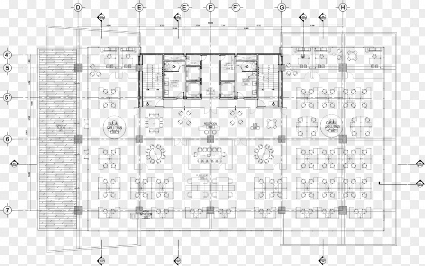 Building Floor Plan Office Biurowiec PNG