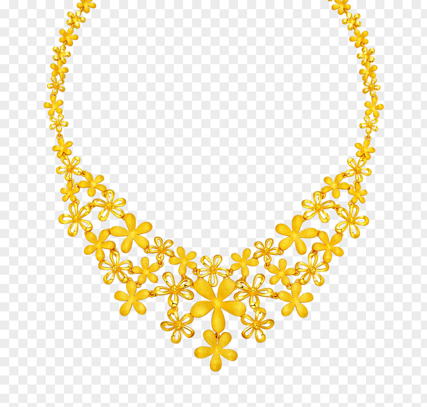 Gold Necklace Jewellery Fashion Accessory Earring PNG