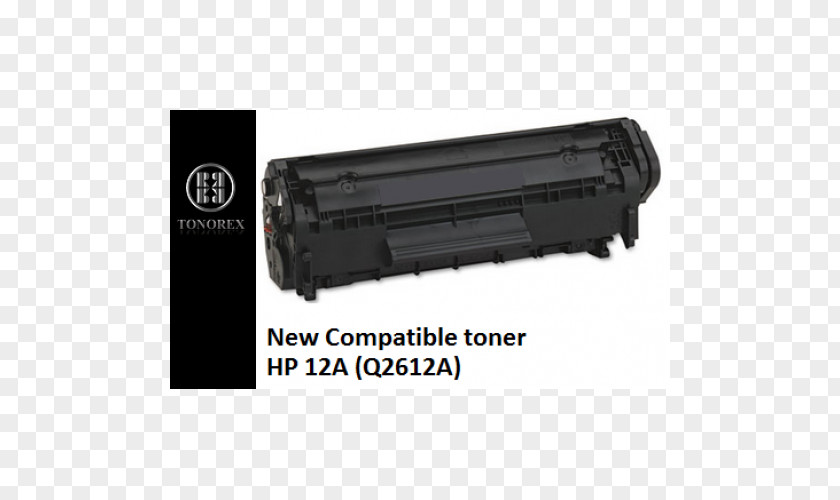 Hewlett-packard Hewlett-Packard HP Q2612A Black Toner Cartridge Refill PNG