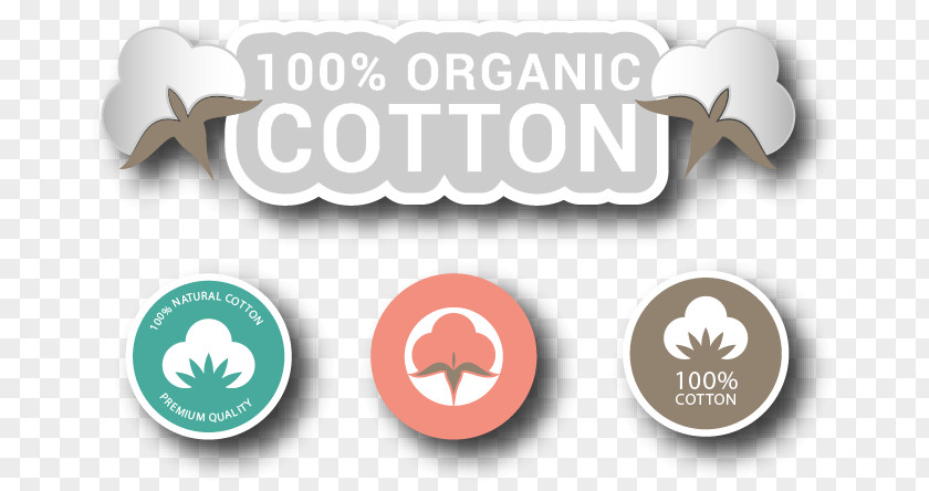 Organic Cotton Logo Textile PNG