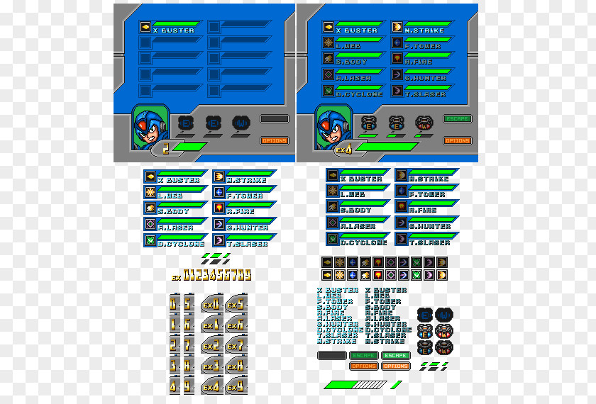 Sprite Mega Man X4 Maverick Hunter X X5 Microcontroller X8 PNG