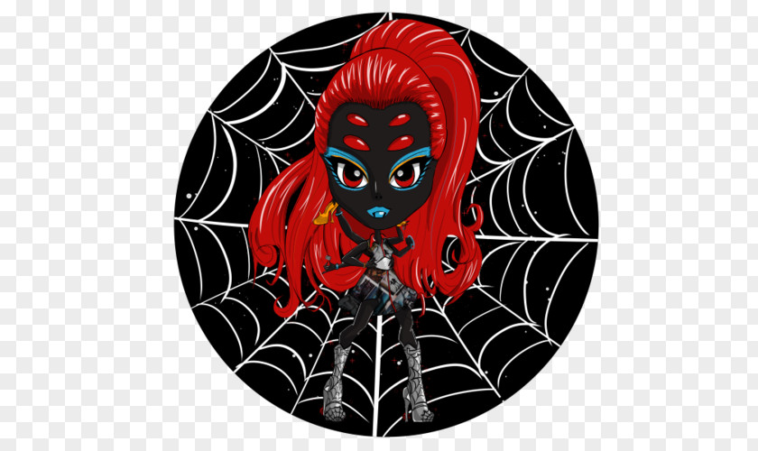 Toy Monster High Wydowna Spider Doll PNG