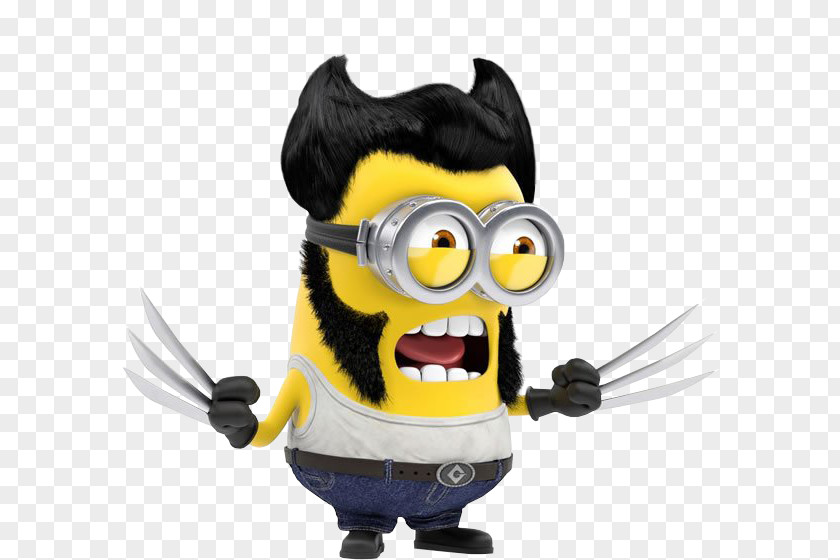 Wolverine Minions Drawing Clip Art PNG
