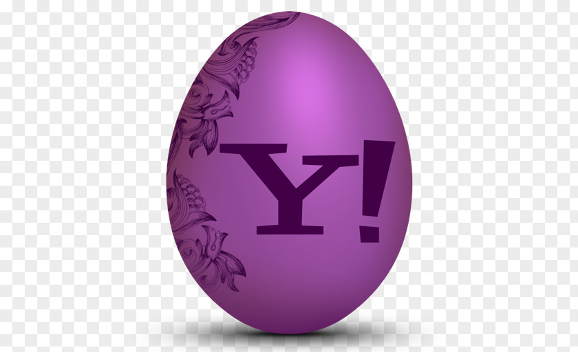 Yahoo Purple Symbol Sphere PNG