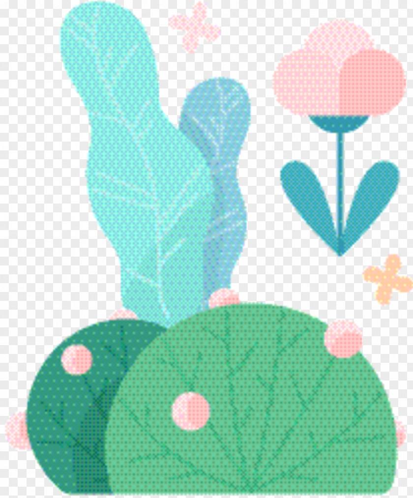 Plant Teal Green Flower PNG