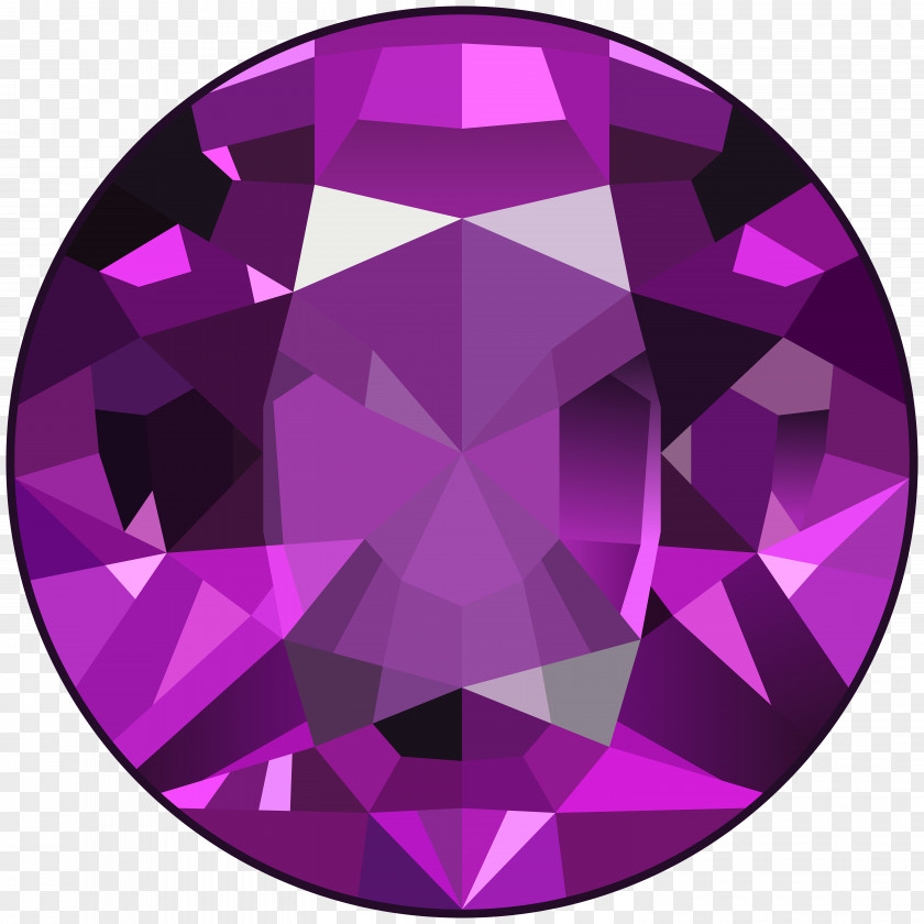 Purple Gem Clip Art Image Gemstone Diamond PNG