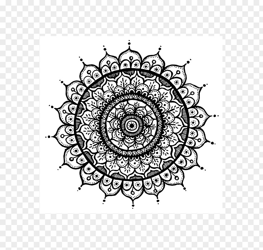 Symbol Mandala Vector Graphics Illustration Design PNG