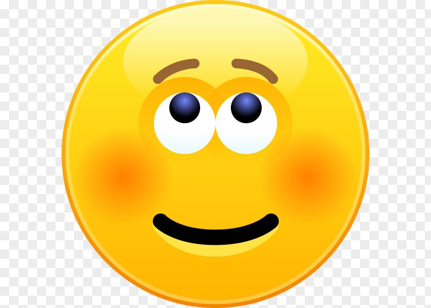 Blushing Emoji Emoticon Smiley Skype PNG