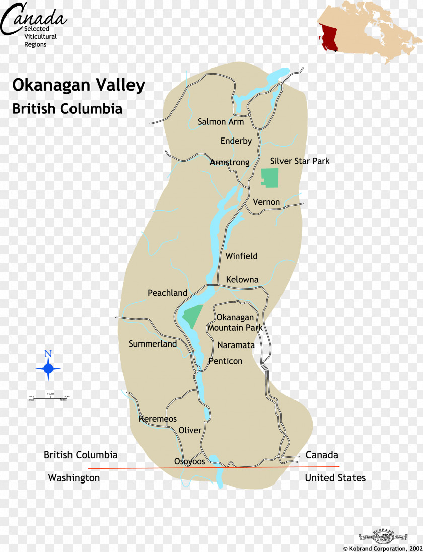British Columbia Canada Okanagan Lake Canadian Wine Route Des Vins PNG