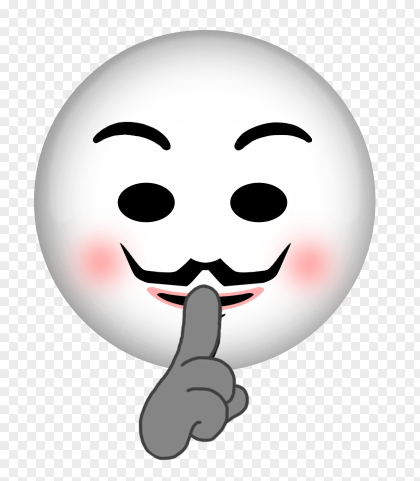 Emoji 絵文字 Smiley Emoticon Anonymous PNG