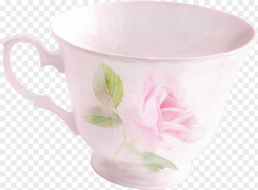 Mosaic Print Decorative Cup Flower Printing Glass PNG