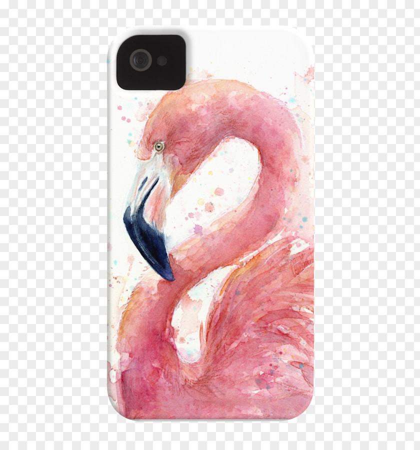 Painting Watercolor Flamingo Canvas Printmaking PNG