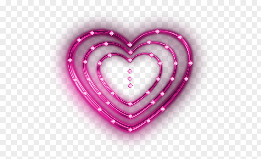 Purple Heart Valentine's Day Color Clip Art PNG