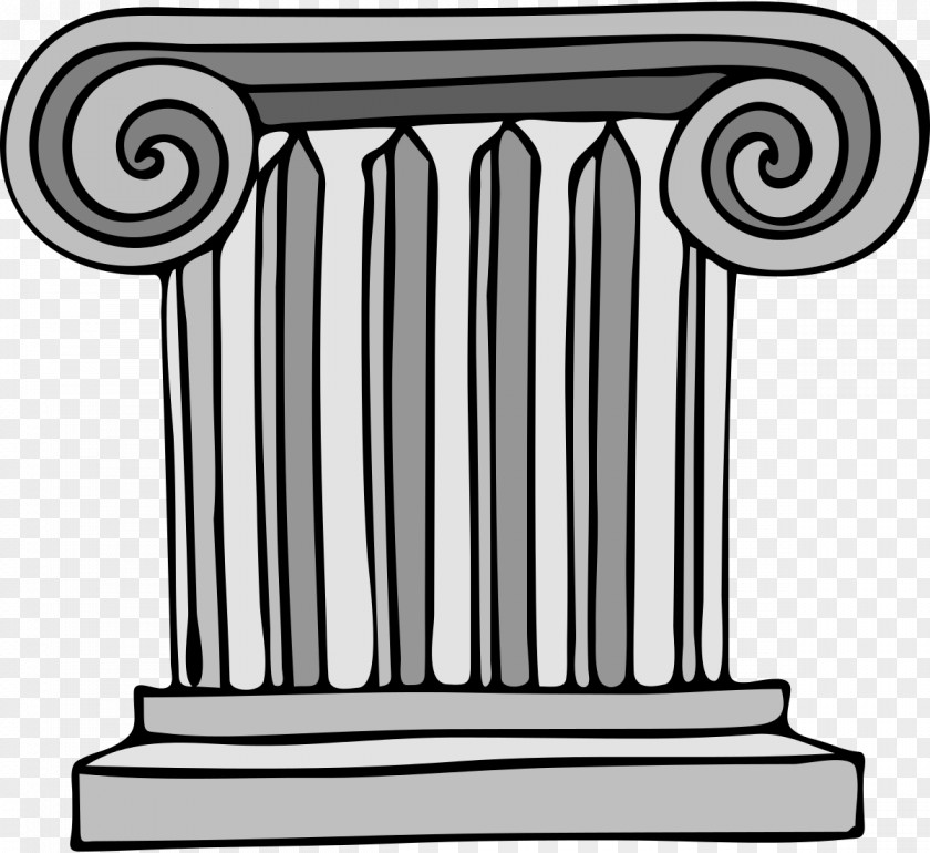 Roman Column Clip Art Openclipart Doric Order Architecture PNG