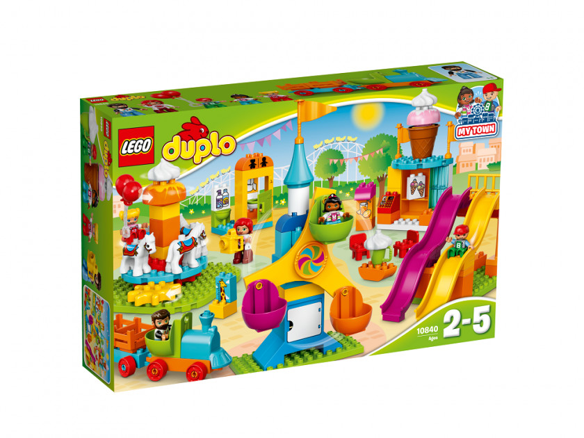 Toy LEGO 10840 DUPLO Big Fair 10597 Mickey & Minnie Birthday Parade Amusement Park PNG