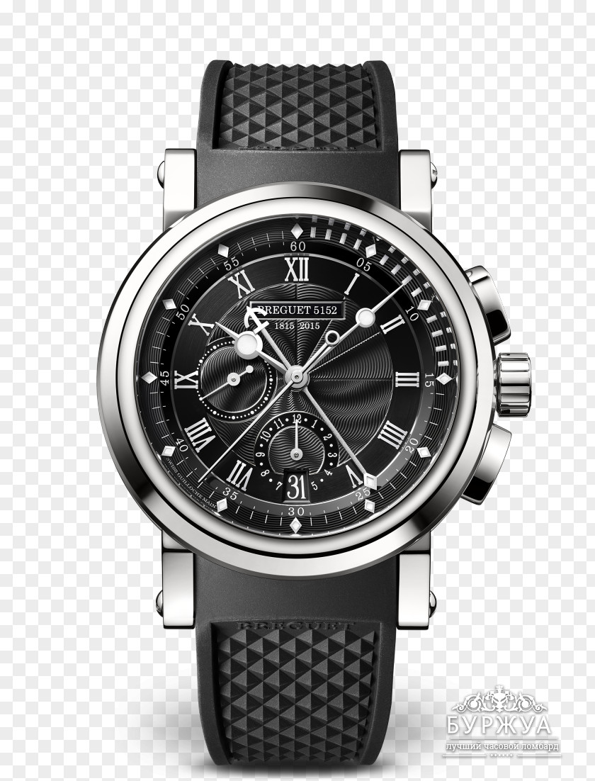 Watch Breguet Automatic Chronograph Marine Chronometer PNG