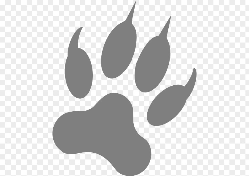 Wolf Vector Art Dog Paw Footprint Claw Clip PNG