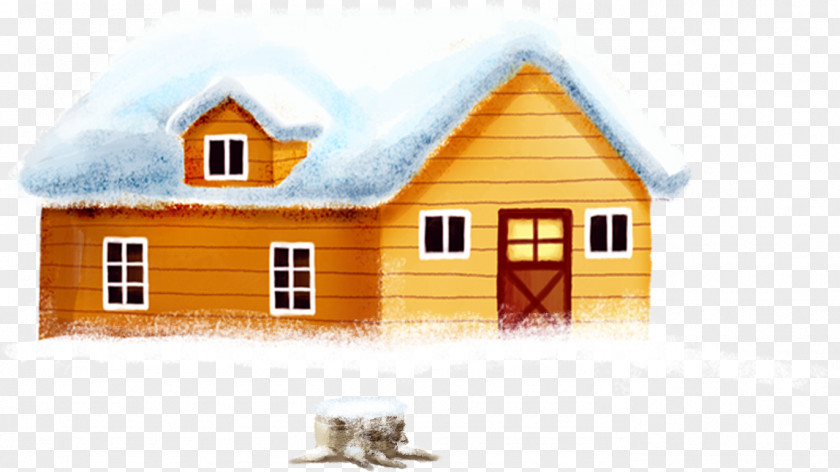 Cute Igloo Snow Christmas House PNG