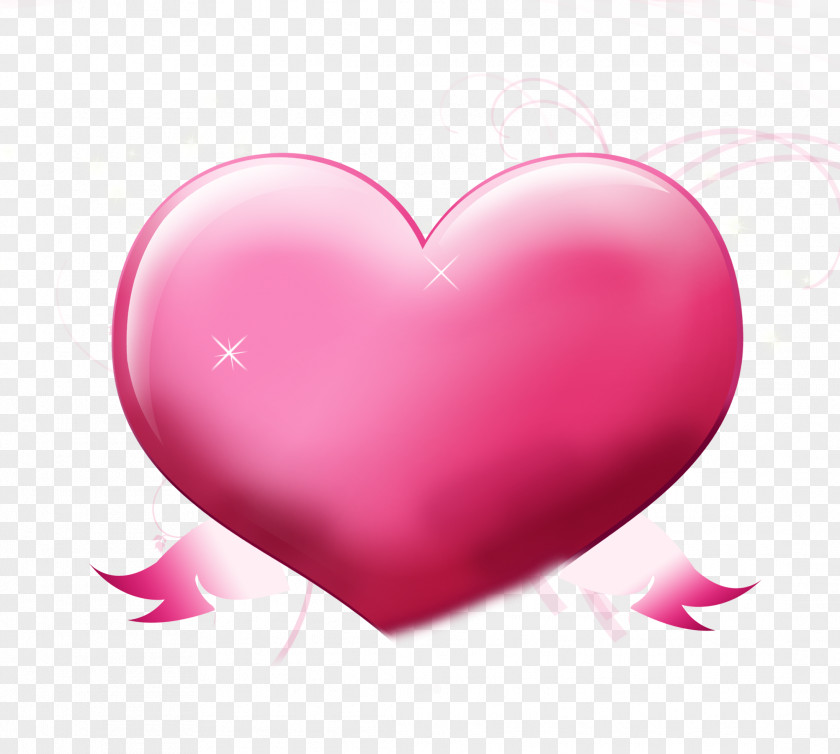 Pink Hand-painted Wings Love Decorative Pattern RGB Color Model Computer File PNG