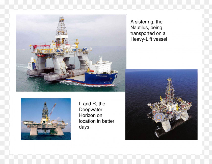 Ship Deepwater Nautilus Horizon Drilling Rig Gulf Of Mexico PNG