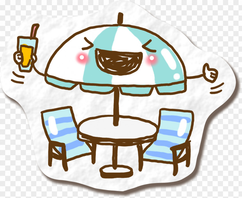 Cartoon Beach Chair Drawing PNG