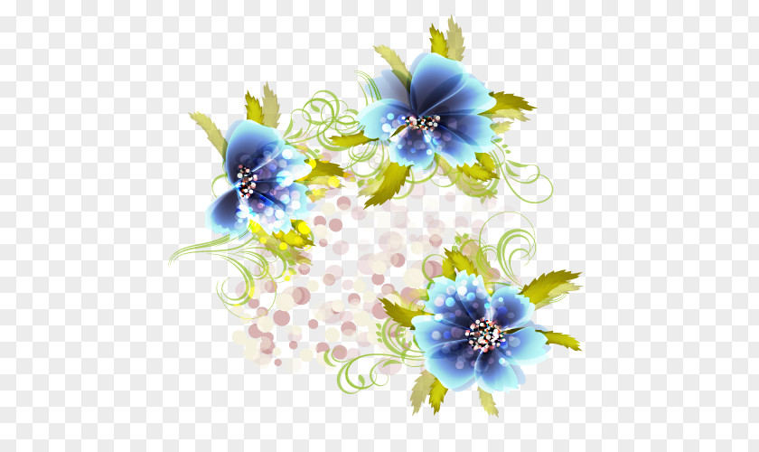 Design Floral Cut Flowers Plant PNG