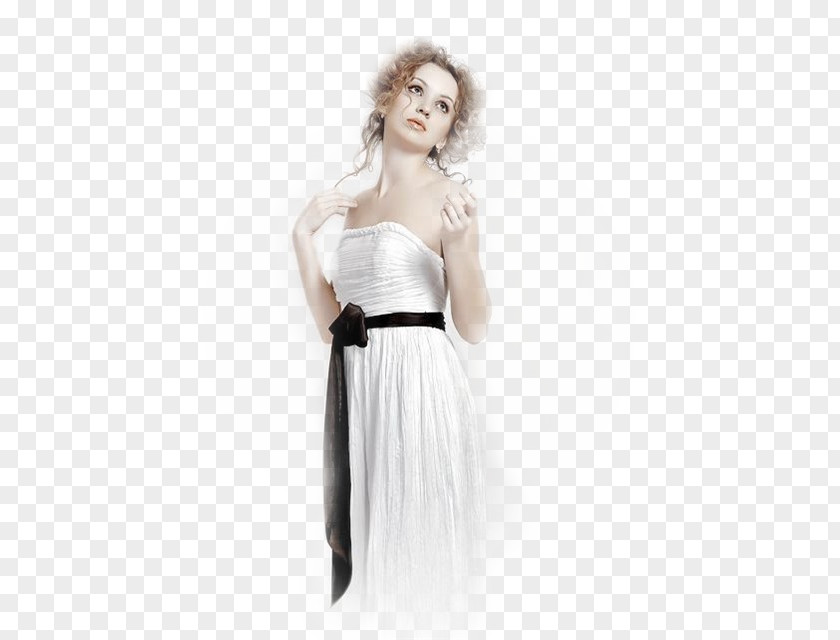 Dress Wedding Shoulder Cocktail Party PNG