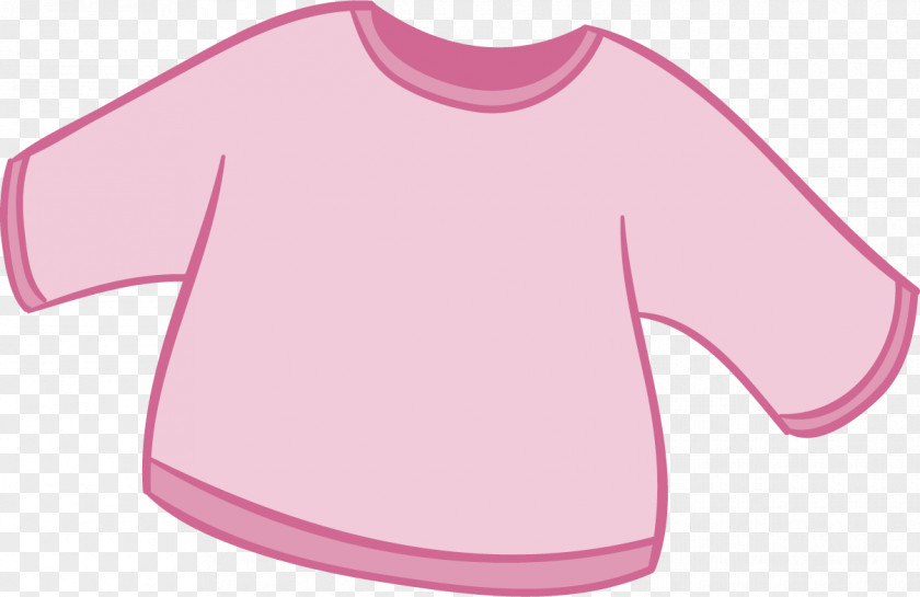 Pink Baby Long-sleeved Clothes Sleeve T-shirt Clothing PNG