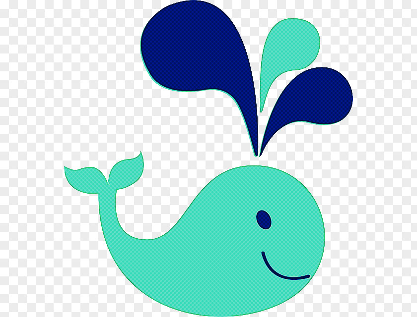 Symbol Line Art Clip Turquoise Aqua Marine Mammal Whale PNG