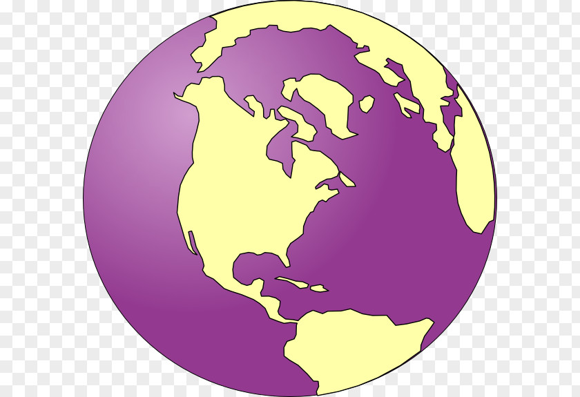 Three Dimensional Earth Clip Art PNG