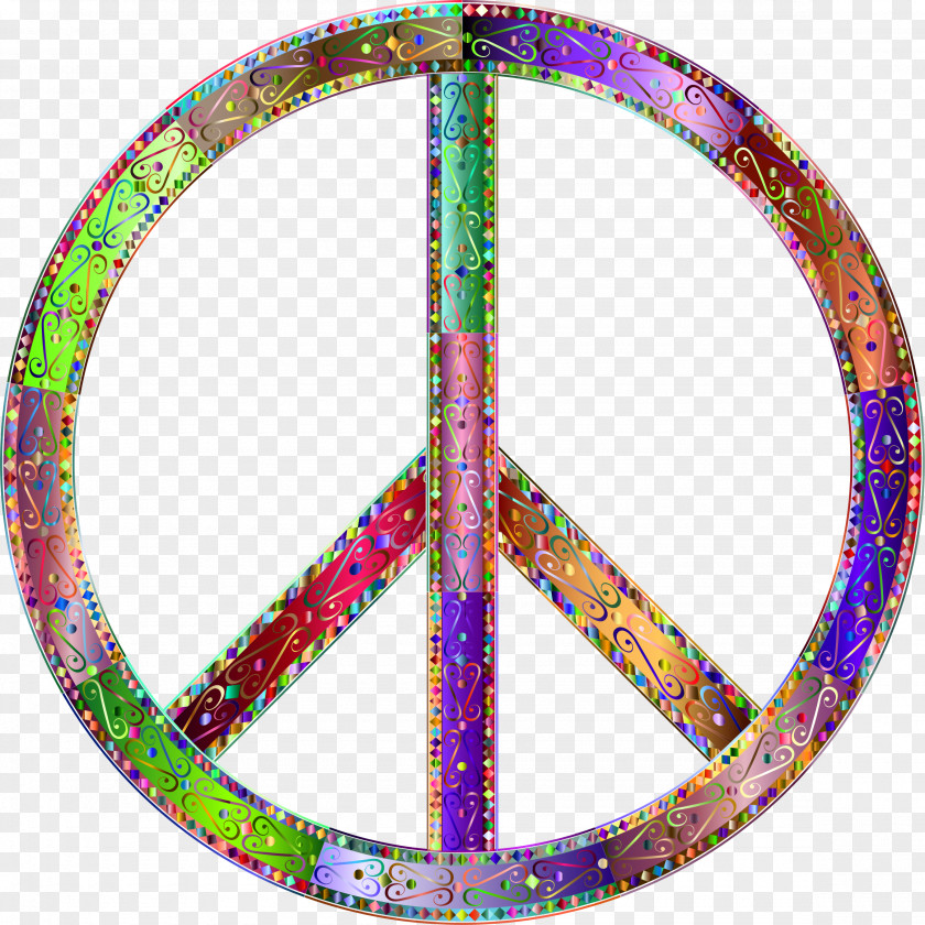 Circle Peace Symbols Symmetry Pattern PNG