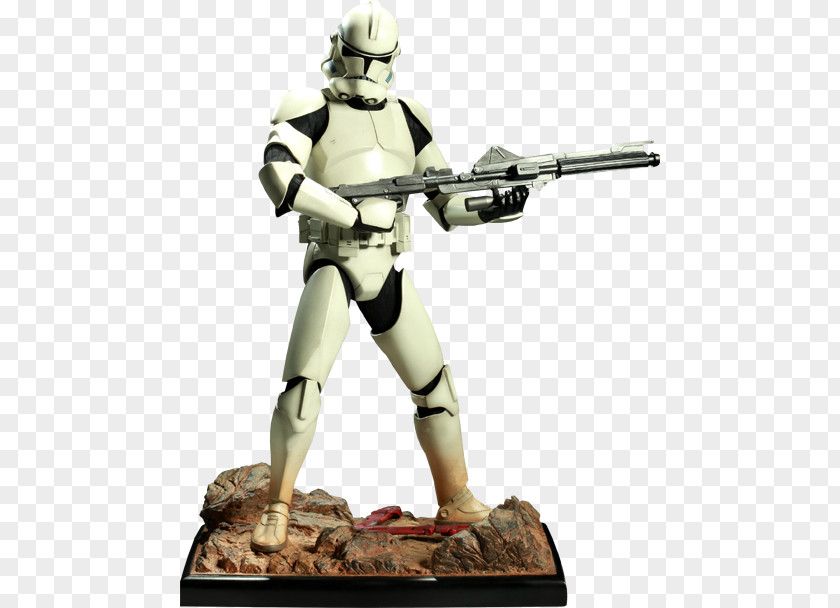 Clone Trooper Star Wars: The Force Unleashed Statue Figurine PNG