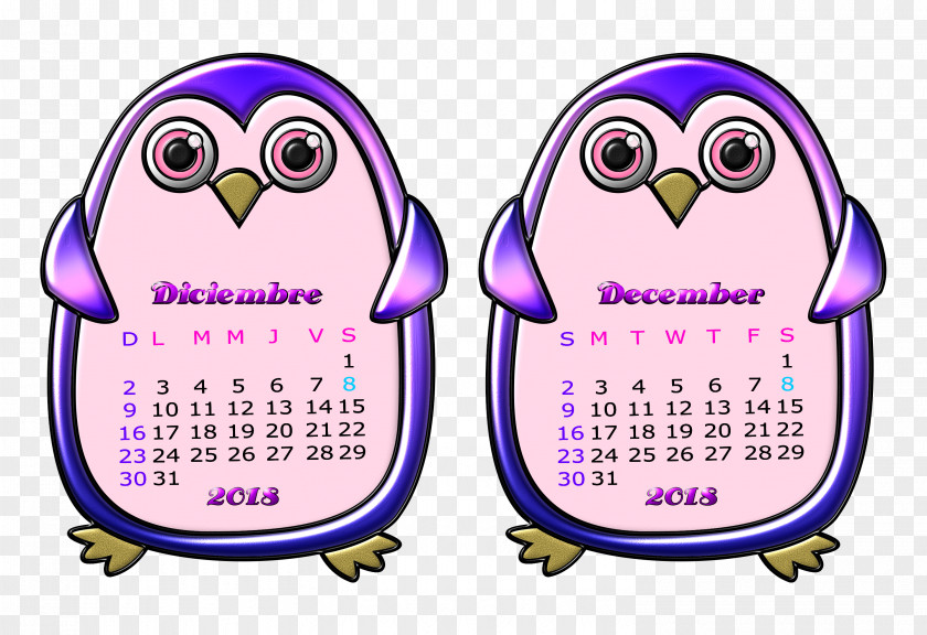 December 2018 Calendar Artist DeviantArt Work Of Art Design PNG