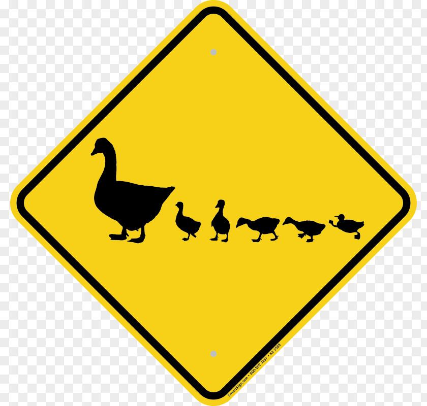 Geese Duck Crossing Goose Traffic Sign Road PNG