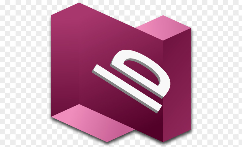 InDesign 1 Pink Angle Purple Brand PNG