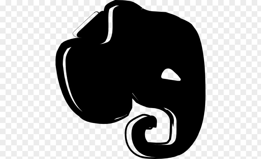 Logo Elephantidae Black And White PNG