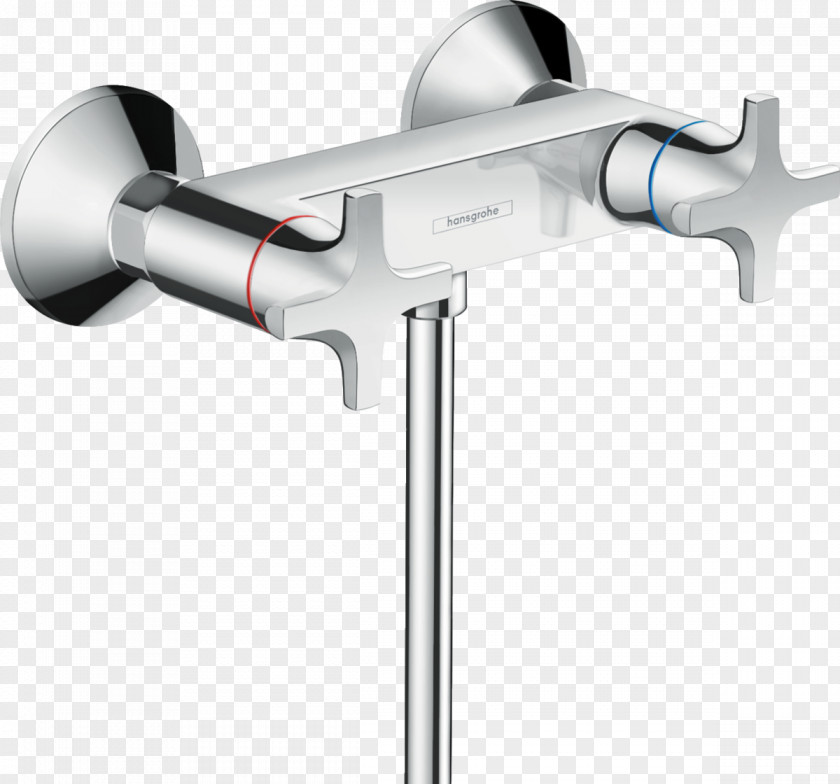 Sink Tap Hansgrohe Mixer Thermostatic Mixing Valve PNG