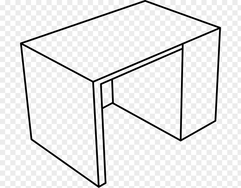 A Perspective View Desk Table PNG