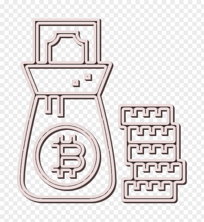 Bitcoin Icon Business And Finance Money Bag PNG