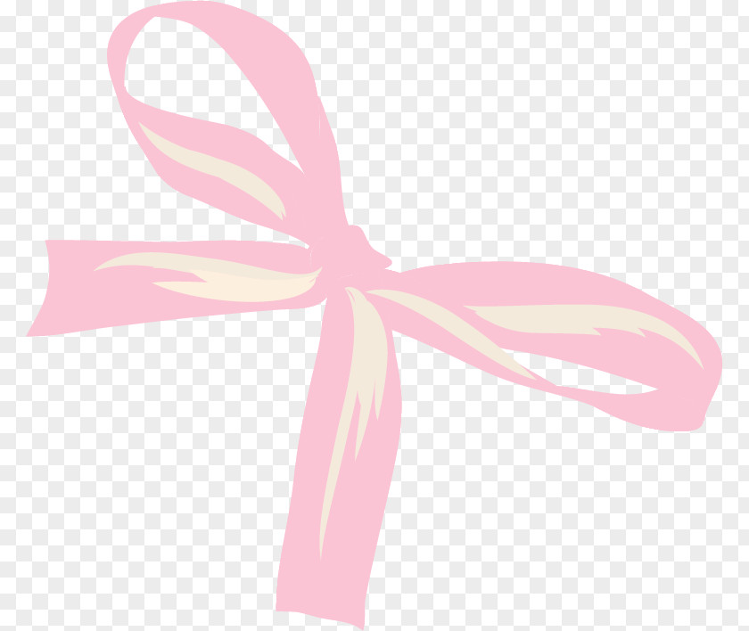 Cartoon Hand Painted Bow Pattern PNG